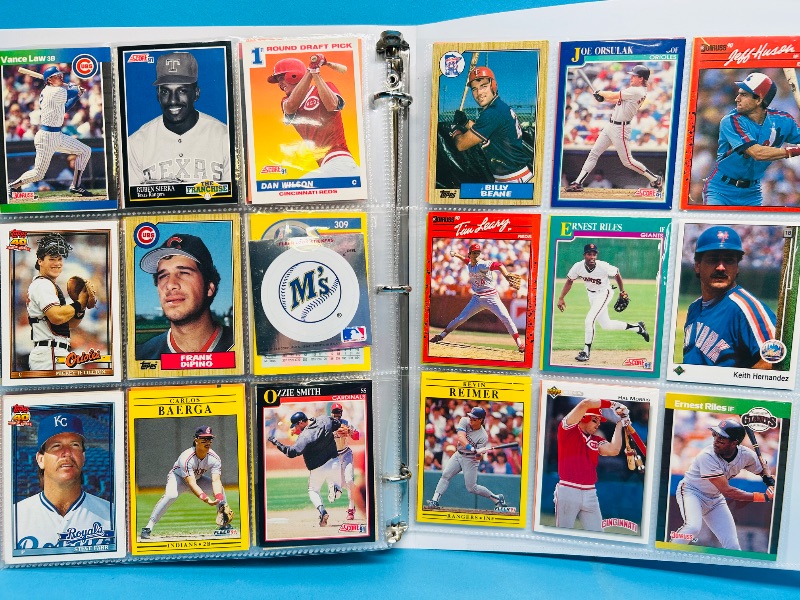 Photo 1 of 165292…final sale no returns/refunds-360 mixed baseball cards in binder