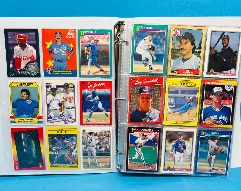 Photo 1 of 165292…final sale no returns/refunds-360 mixed baseball cards in binder