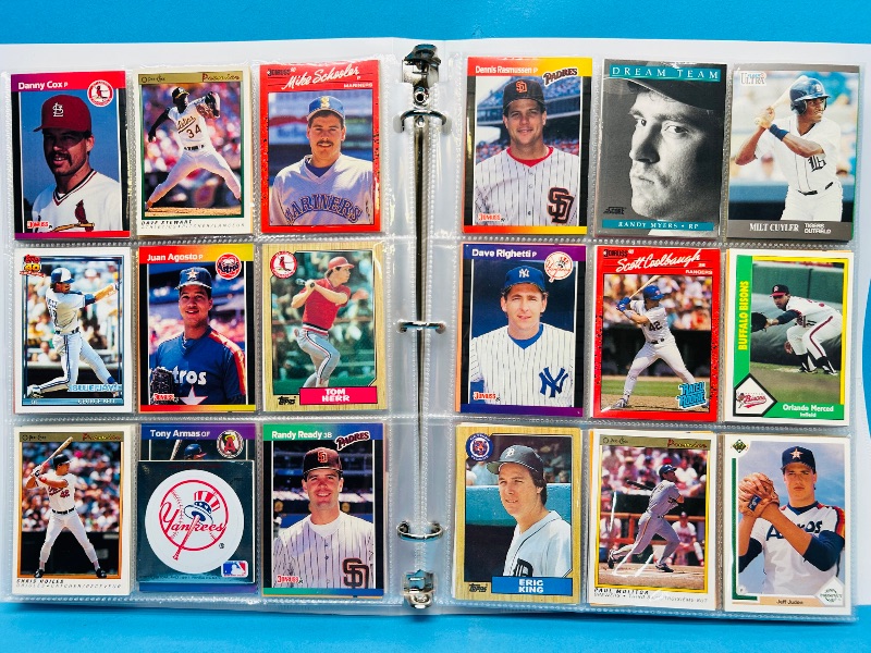 Photo 1 of 165293… final sale no returns/refunds-360 mixed baseball cards in binder