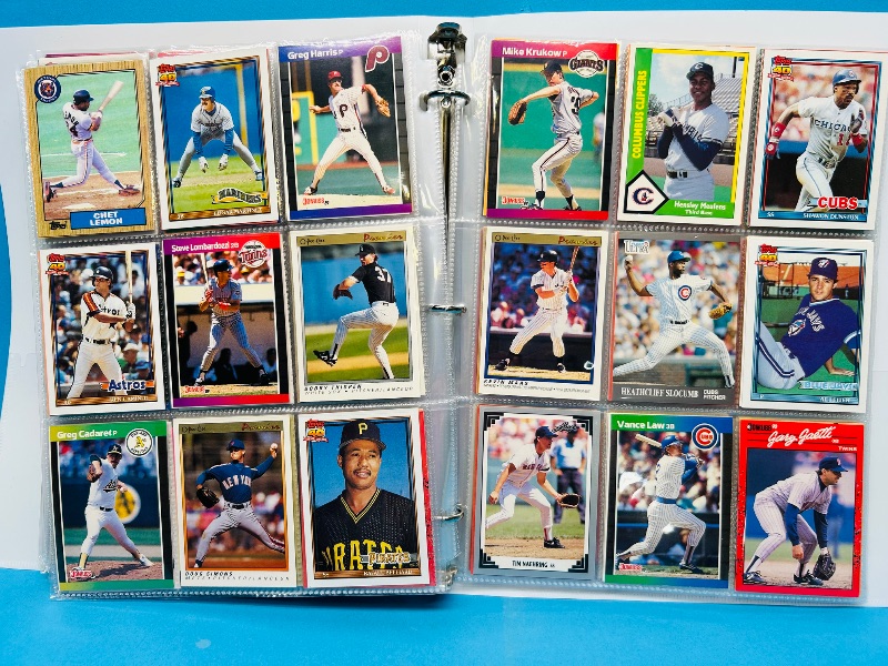 Photo 1 of 165293… final sale no returns/refunds-360 mixed baseball cards in binder