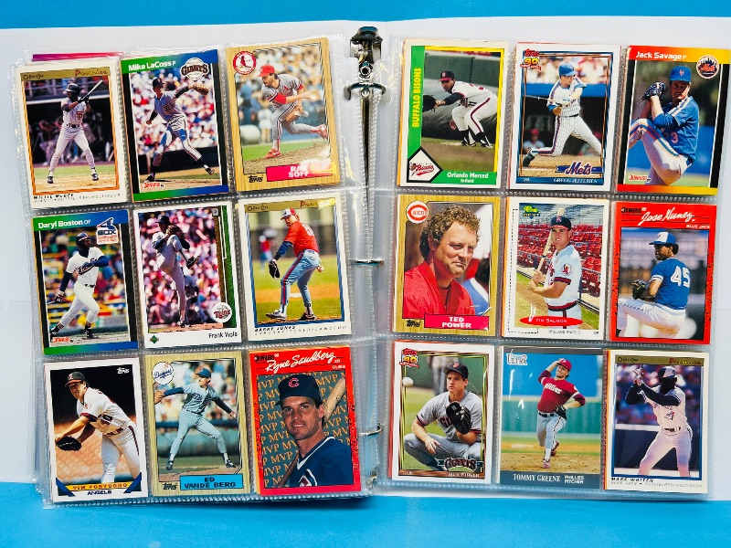 Photo 1 of 165293… final sale no returns/refunds-360 mixed baseball cards in binder