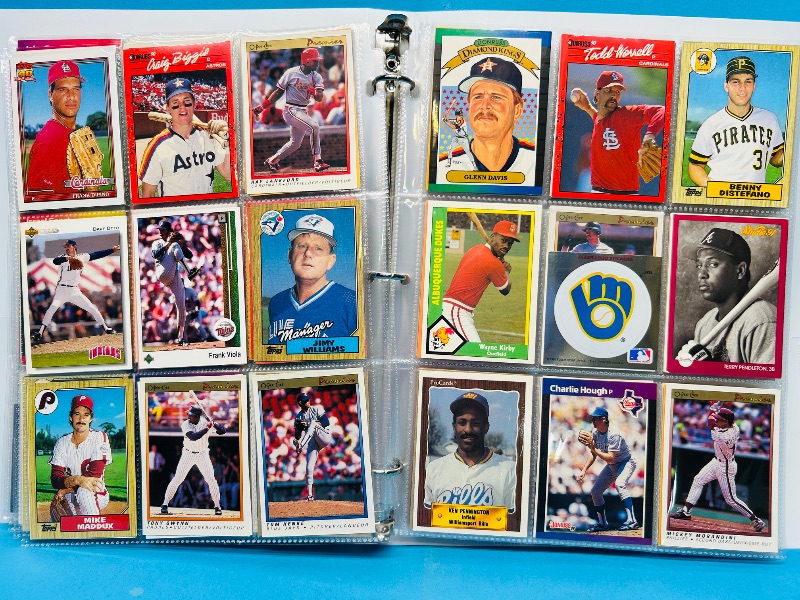 Photo 1 of 165293… final sale no returns/refunds-360 mixed baseball cards in binder