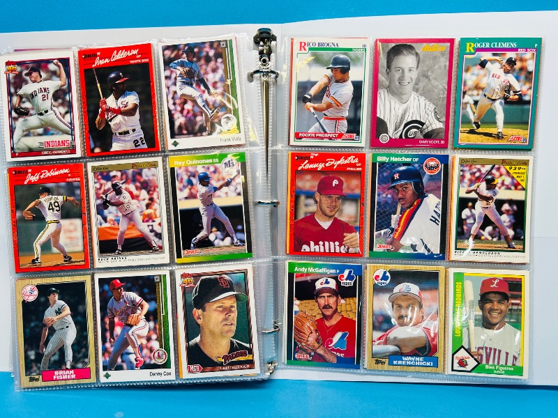 Photo 1 of 165293… final sale no returns/refunds-360 mixed baseball cards in binder