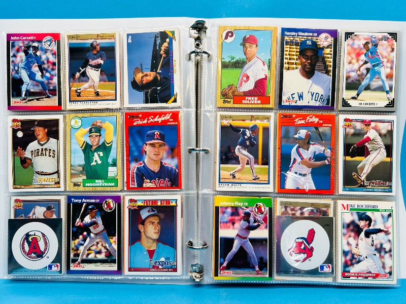 Photo 1 of 165293… final sale no returns/refunds-360 mixed baseball cards in binder