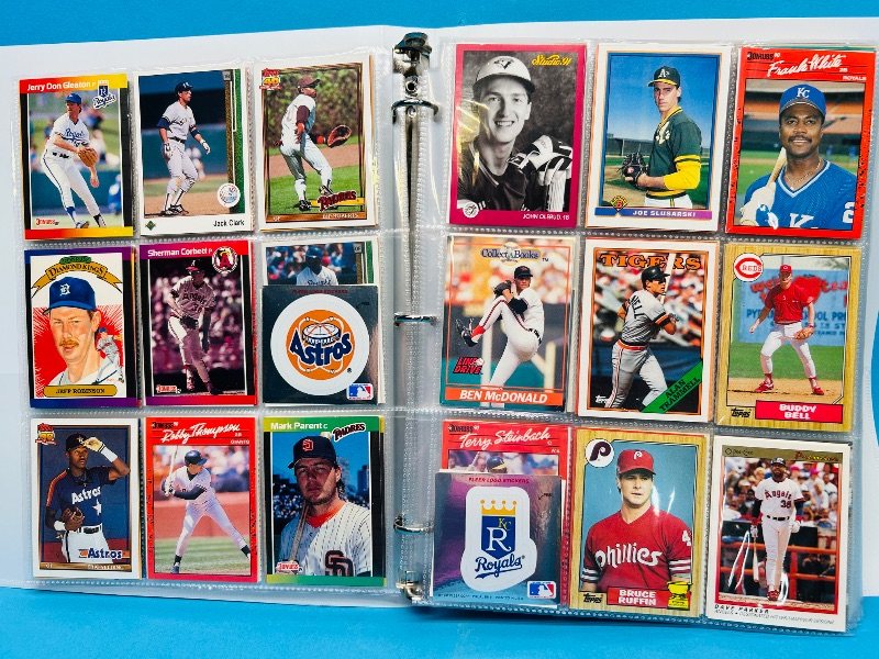 Photo 1 of 165293… final sale no returns/refunds-360 mixed baseball cards in binder