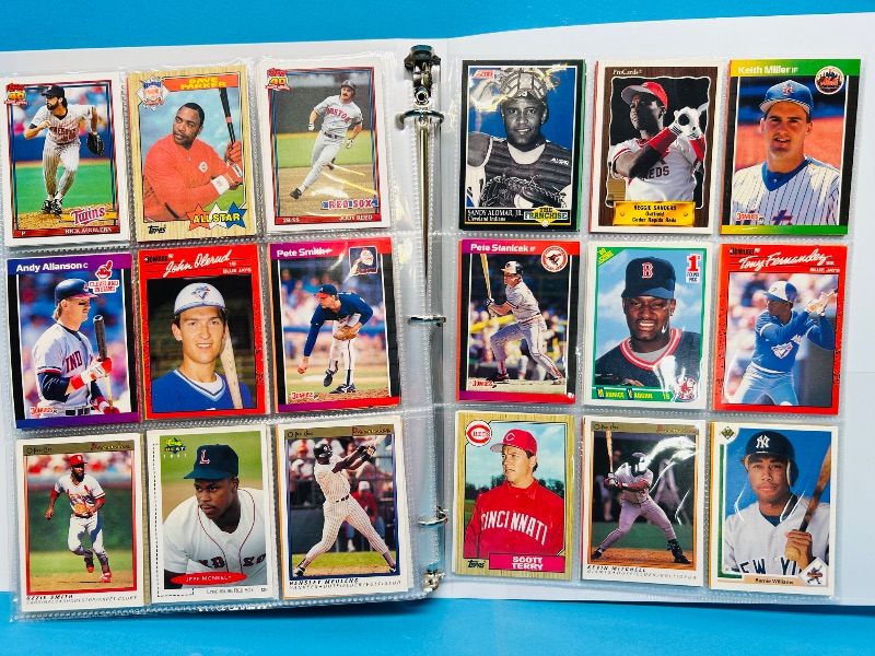Photo 1 of 165293… final sale no returns/refunds-360 mixed baseball cards in binder