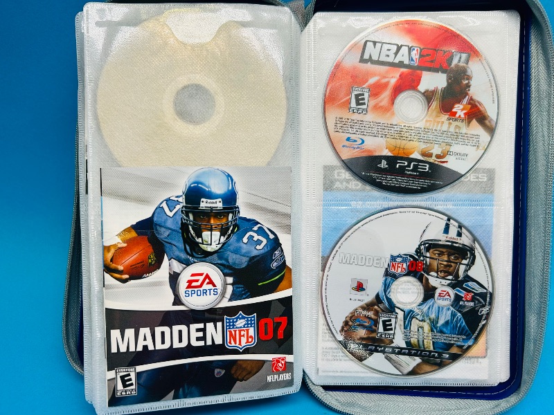 Photo 1 of 165295…19 PlayStation2 and 3 game discs in binder