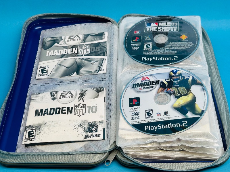Photo 1 of 165295…19 PlayStation2 game discs in binder