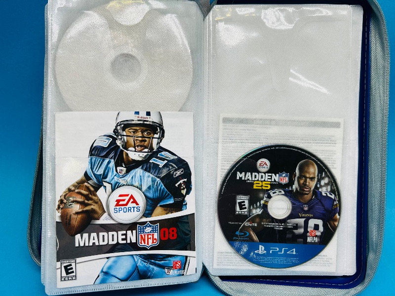 Photo 1 of 165295…19 PlayStation2 and 3 game discs in binder