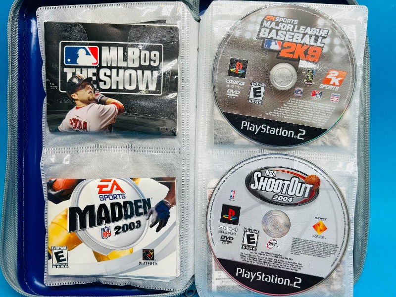 Photo 1 of 165295…19 PlayStation2 and 3 game discs in binder