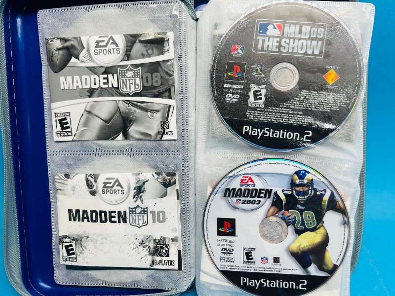 Photo 1 of 165295…19 PlayStation2 and 3 game discs in binder