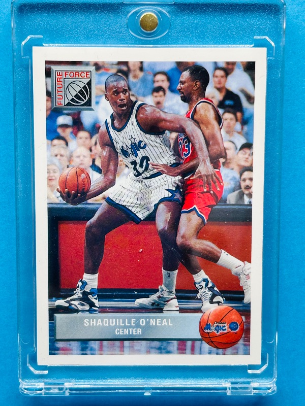Photo 1 of 165300…rookie Shaquille O’Neal card P43 in hard plastic case