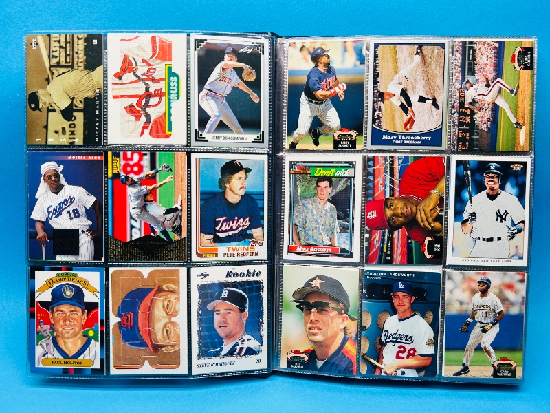 Photo 1 of 165319…final sale no returns/refunds-216 nixed baseball cards in binder 