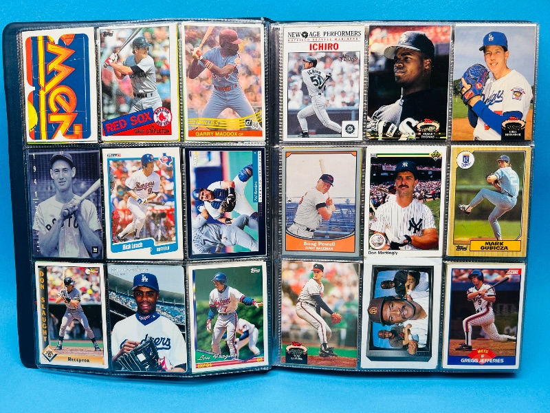 Photo 1 of 165319…final sale no returns/refunds-216 nixed baseball cards in binder 