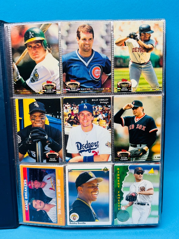 Photo 1 of 165319…final sale no returns/refunds-216 nixed baseball cards in binder 