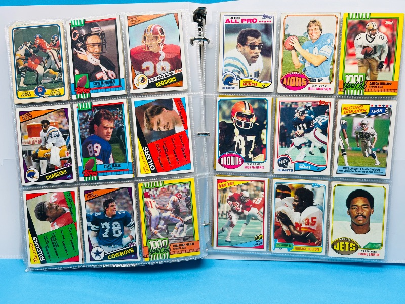 Photo 1 of 165324…final sale no returns/refunds-360 mixed older football cards in binder