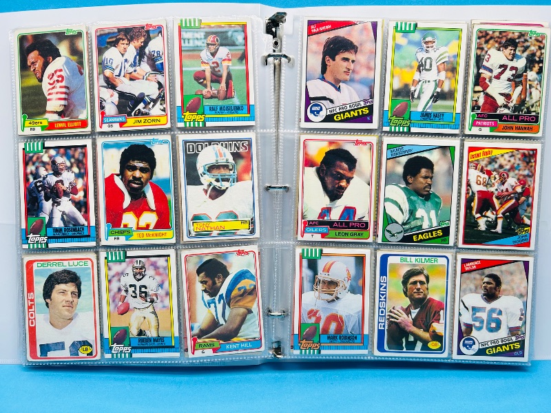 Photo 1 of 165324…final sale no returns/refunds-360 mixed older football cards in binder