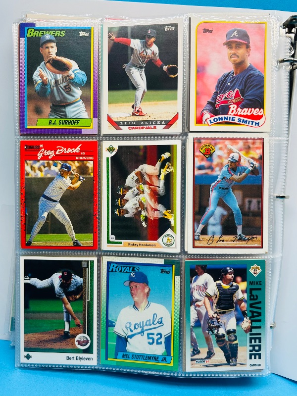 Photo 1 of 165328…final sale no returns/refunds 360 mixed baseball cards in binder 