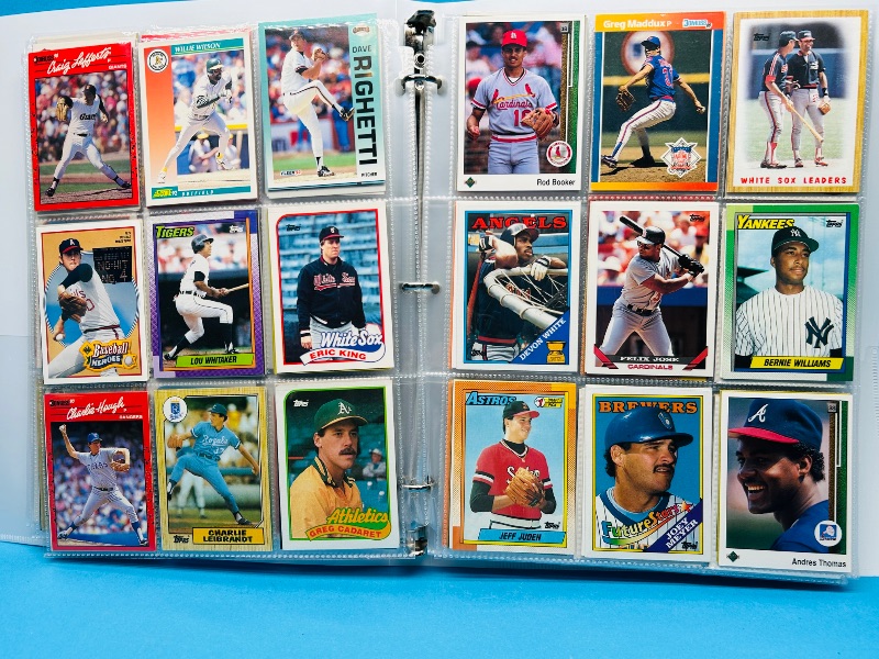 Photo 1 of 165328…final sale no returns/refunds 360 mixed baseball cards in binder 