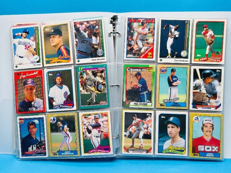 Photo 1 of 165328…final sale no returns/refunds 360 mixed baseball cards in binder 