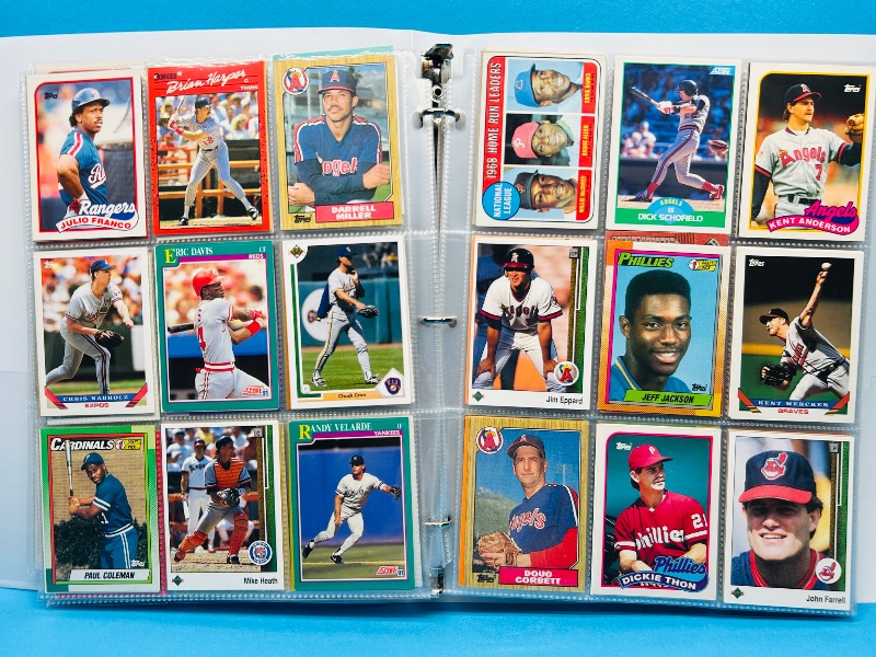 Photo 1 of 165328…final sale no returns/refunds 360 mixed baseball cards in binder 