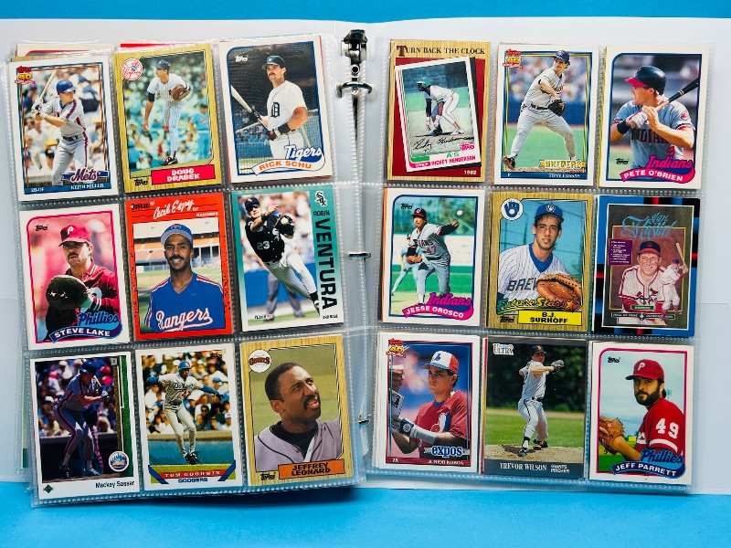 Photo 1 of 165328…final sale no returns/refunds 360 mixed baseball cards in binder 