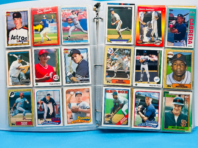 Photo 1 of 165328…final sale no returns/refunds 360 mixed baseball cards in binder 