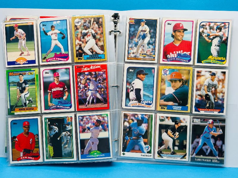 Photo 1 of 165328…final sale no returns/refunds 360 mixed baseball cards in binder 