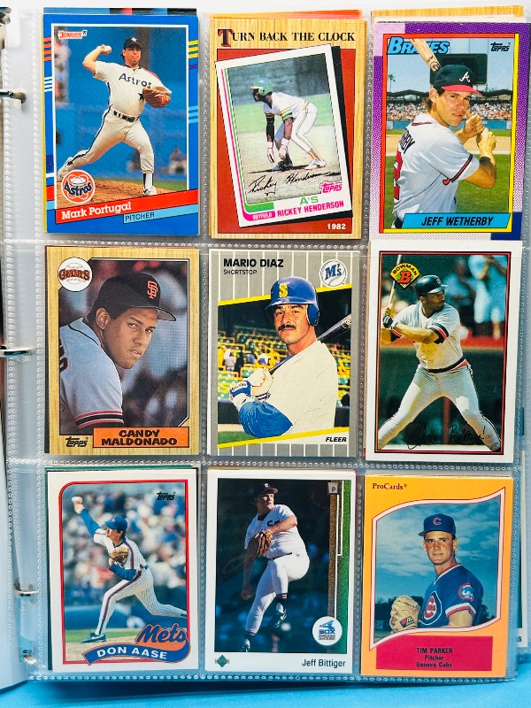 Photo 1 of 165328…final sale no returns/refunds 360 mixed baseball cards in binder 