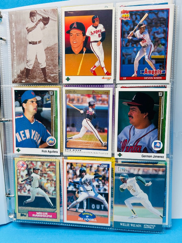 Photo 1 of 165329… final sale no returns/refunds 360 mixed baseball cards in binder 