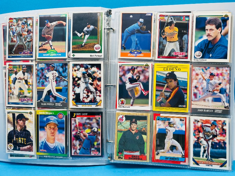 Photo 1 of 165329… final sale no returns/refunds 360 mixed baseball cards in binder 