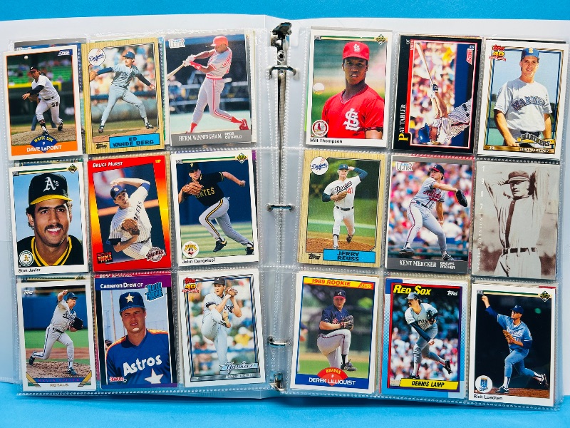 Photo 1 of 165329… final sale no returns/refunds 360 mixed baseball cards in binder 