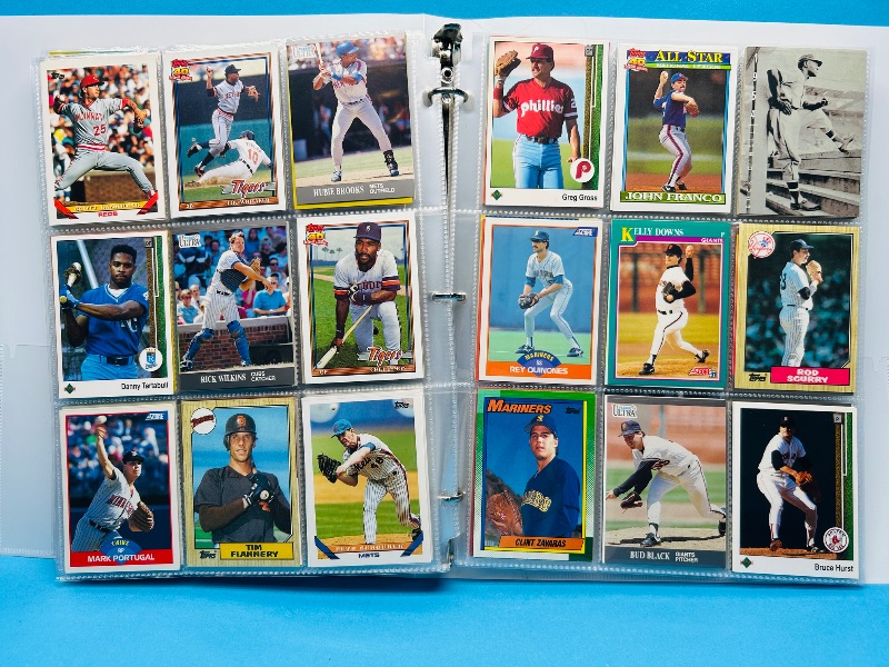 Photo 1 of 165329… final sale no returns/refunds 360 mixed baseball cards in binder 