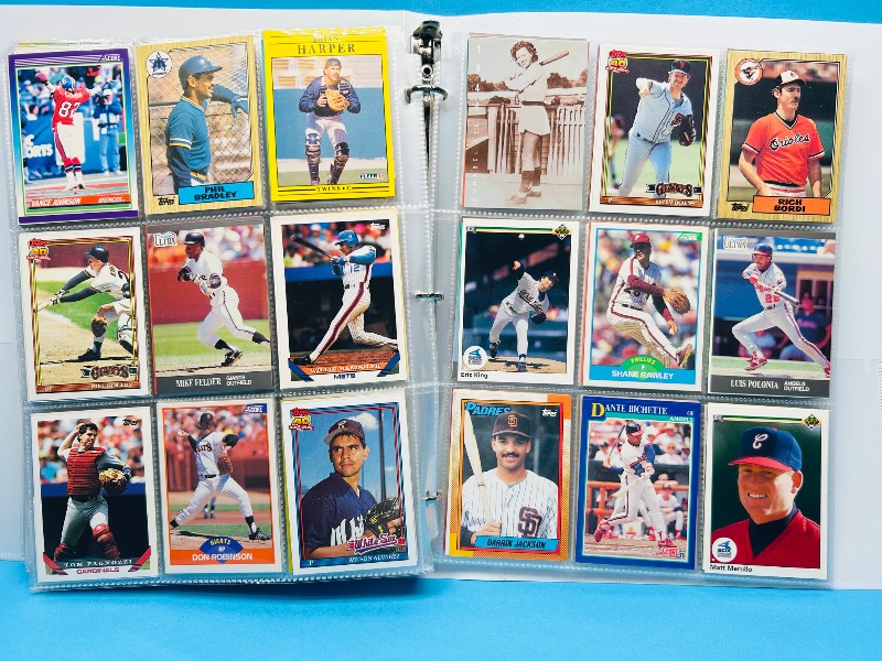 Photo 1 of 165329… final sale no returns/refunds 360 mixed baseball cards in binder 