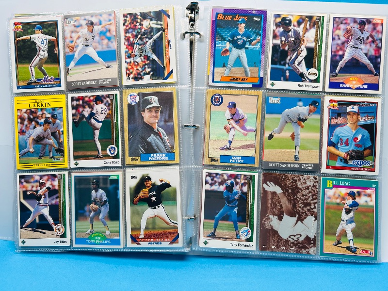 Photo 1 of 165329… final sale no returns/refunds 360 mixed baseball cards in binder 