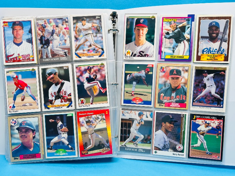 Photo 1 of 165329… final sale no returns/refunds 360 mixed baseball cards in binder 
