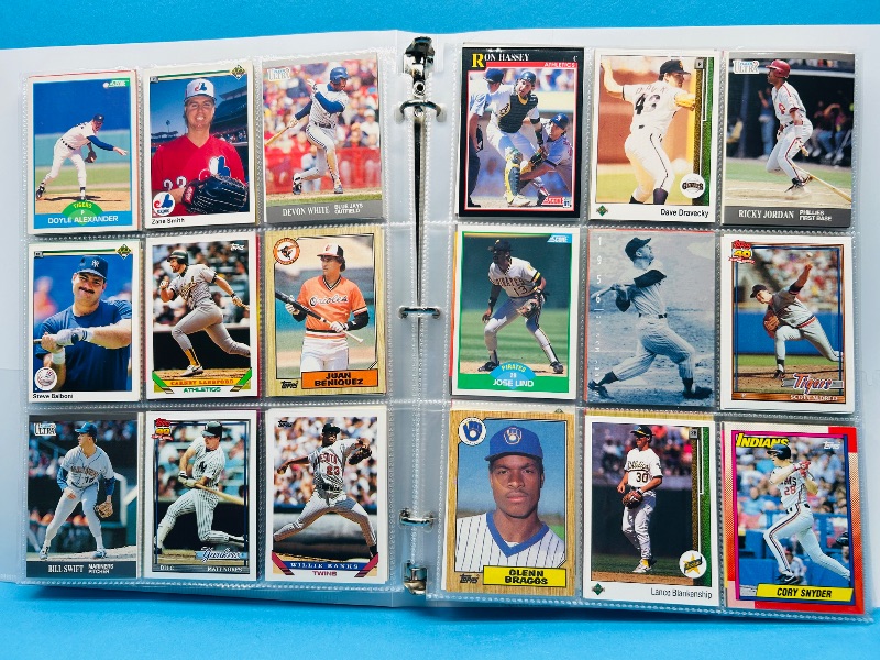 Photo 1 of 165329… final sale no returns/refunds 360 mixed baseball cards in binder 
