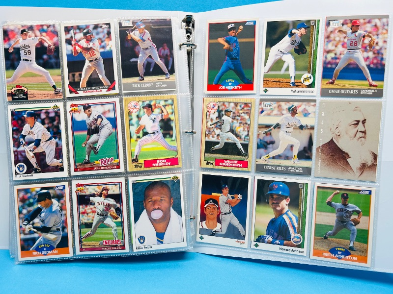 Photo 1 of 165329… final sale no returns/refunds 360 mixed baseball cards in binder 