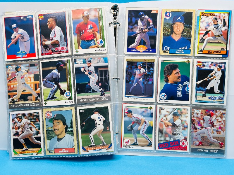 Photo 1 of 165329… final sale no returns/refunds 360 mixed baseball cards in binder 