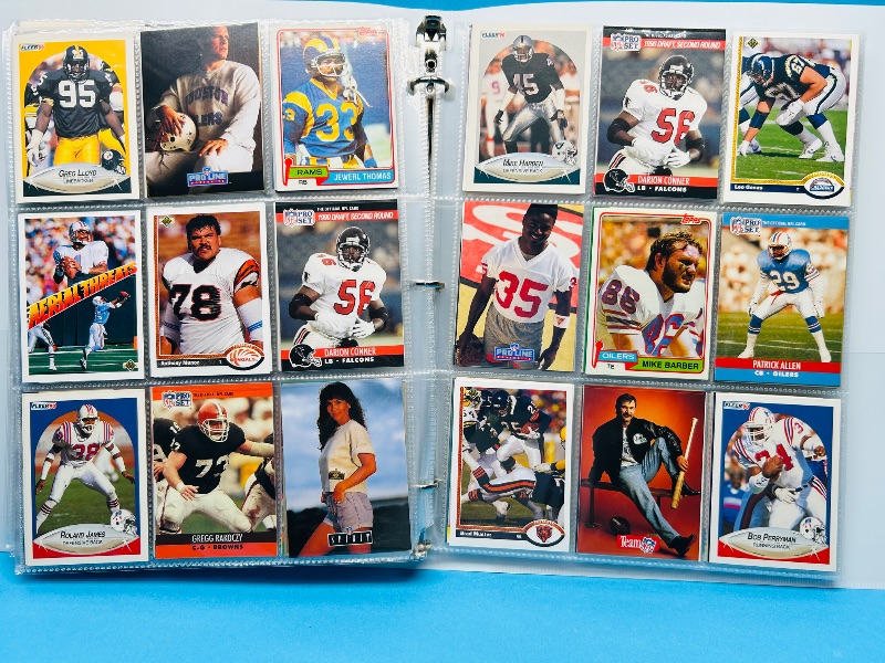 Photo 1 of 165330… final sale no returns/refunds 360 mixed football cards in binder 