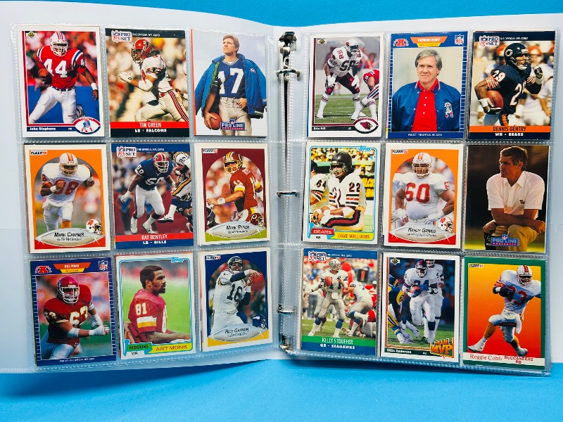 Photo 1 of 165330… final sale no returns/refunds 360 mixed football cards in binder 