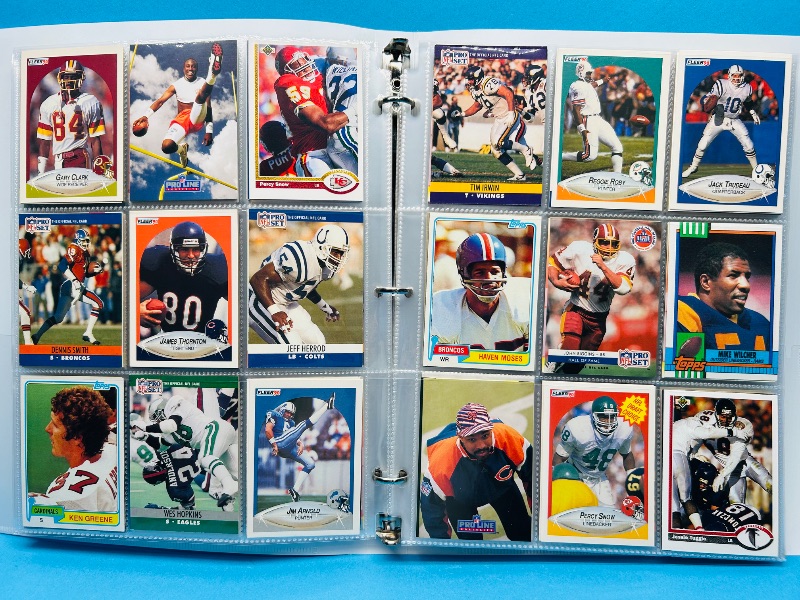 Photo 1 of 165330… final sale no returns/refunds 360 mixed football cards in binder 