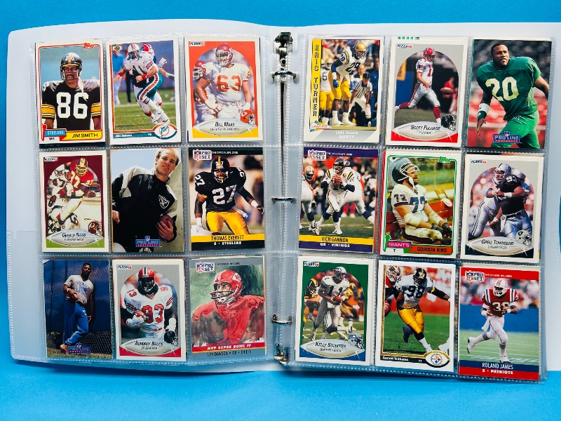 Photo 1 of 165330… final sale no returns/refunds 360 mixed football cards in binder