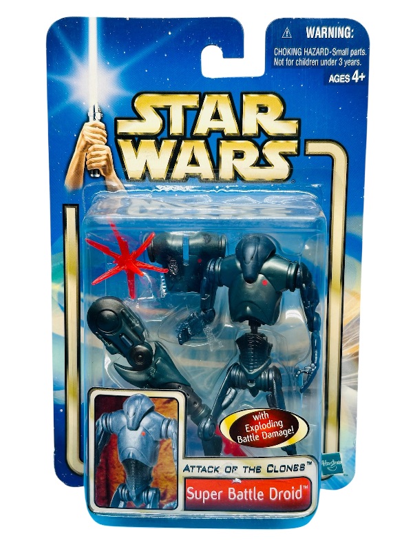 Photo 1 of 165334…Star Wars super battle droid figure-2002
