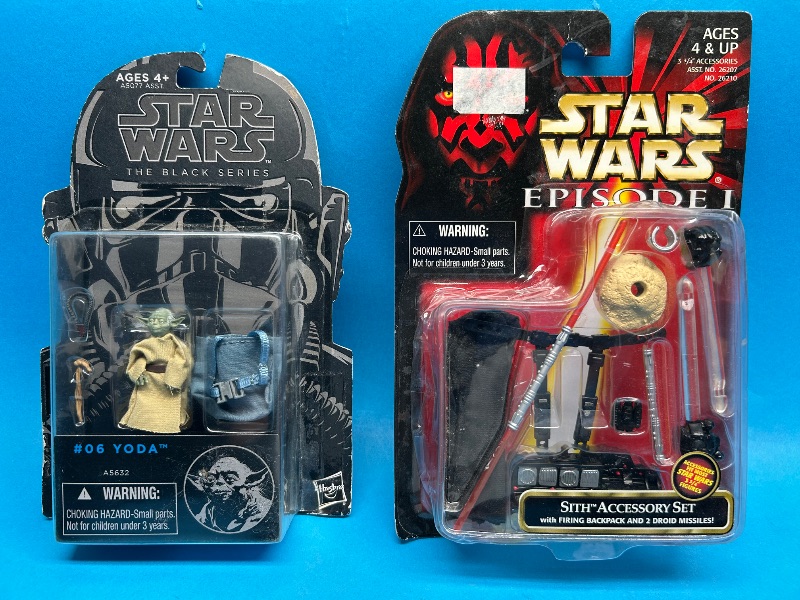 Photo 1 of 165340…Star Wars Yoda and episode 1 figures 