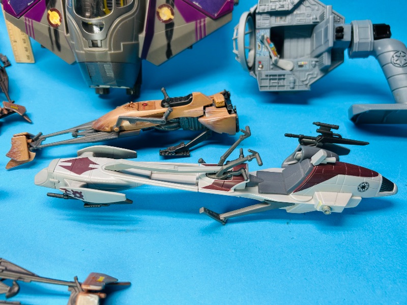 Photo 1 of 165344…vintage Star Wars space ships-may have missing parts or pieces 