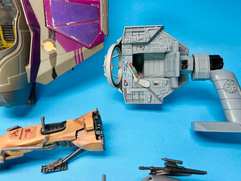 Photo 1 of 165344…vintage Star Wars space ships-may have missing parts or pieces 