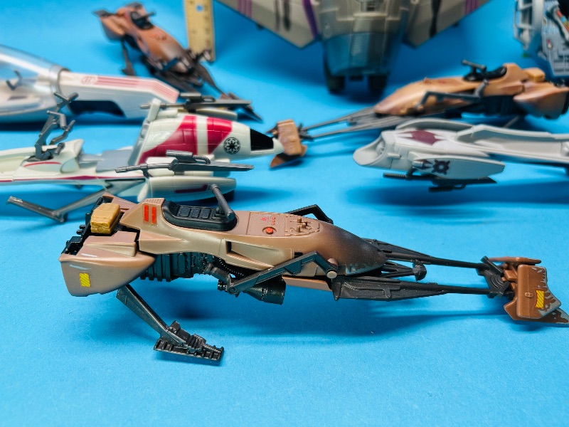 Photo 1 of 165344…vintage Star Wars space ships-may have missing parts or pieces 