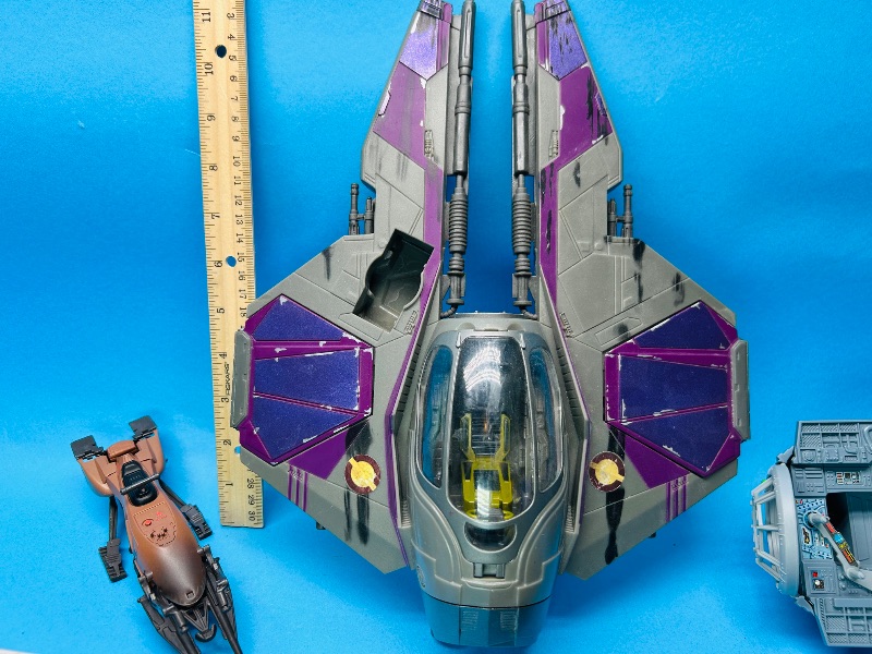 Photo 1 of 165344…vintage Star Wars space ships-may have missing parts or pieces 