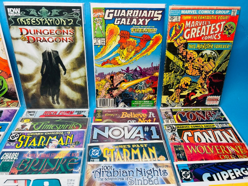 Photo 1 of 165347…final sale no returns/refunds-40 mixed comics in plastic sleeves 